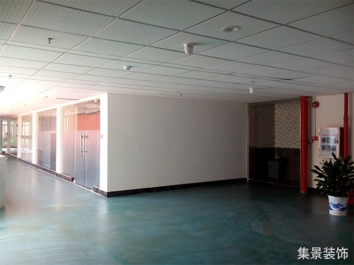 聚大電商產業園走廊裝修完工實景圖5