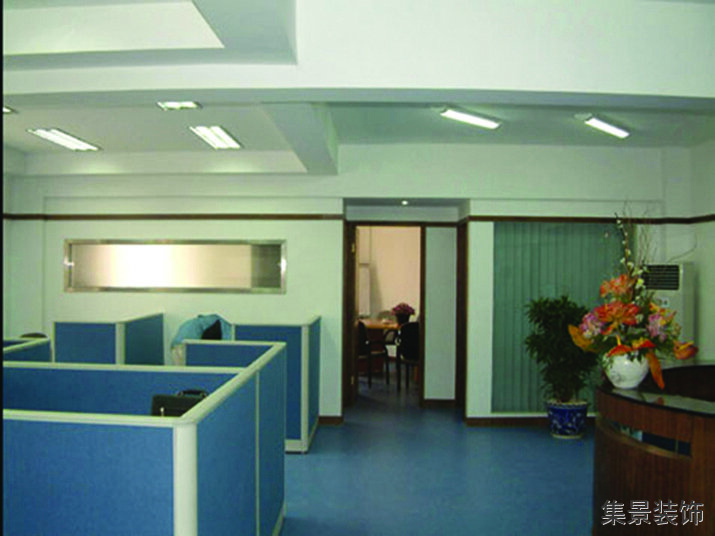 景福商貿公共辦公區裝修實景圖2