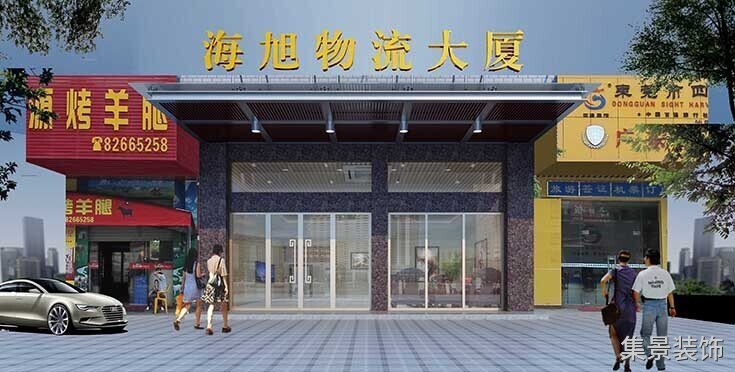 一樓大堂入口裝修效果圖2 一樓大堂入口裝修效果圖2